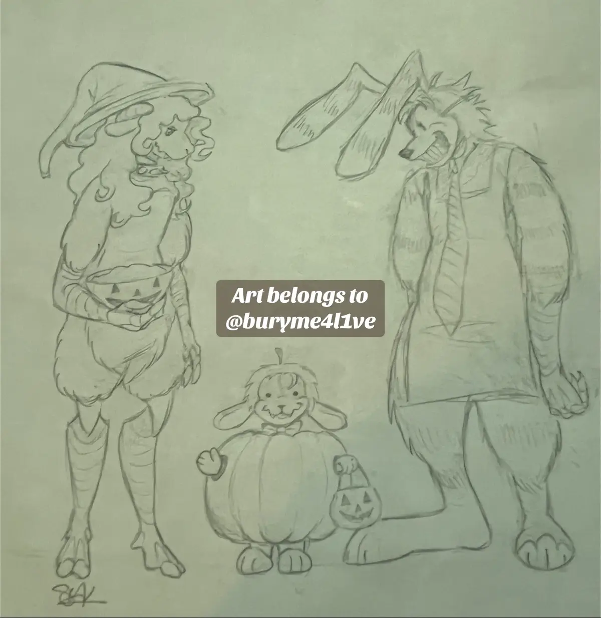 I apologize for my absence, but it will most likely happen again :,) Also, the little guy in the middle is my non-canon oc, and is supposed to be the child of Rachel and Lorenzo! I was bored and thought it would be cute, so I made him! :D Hopefully, you enjoy! ❤️ #rotpr #returnofthepumpkinrabbit #mysterioushouse #talesofthepumpkinrabbit #waltenfiles #rachelwaterman #lorenzowaterman #oc 