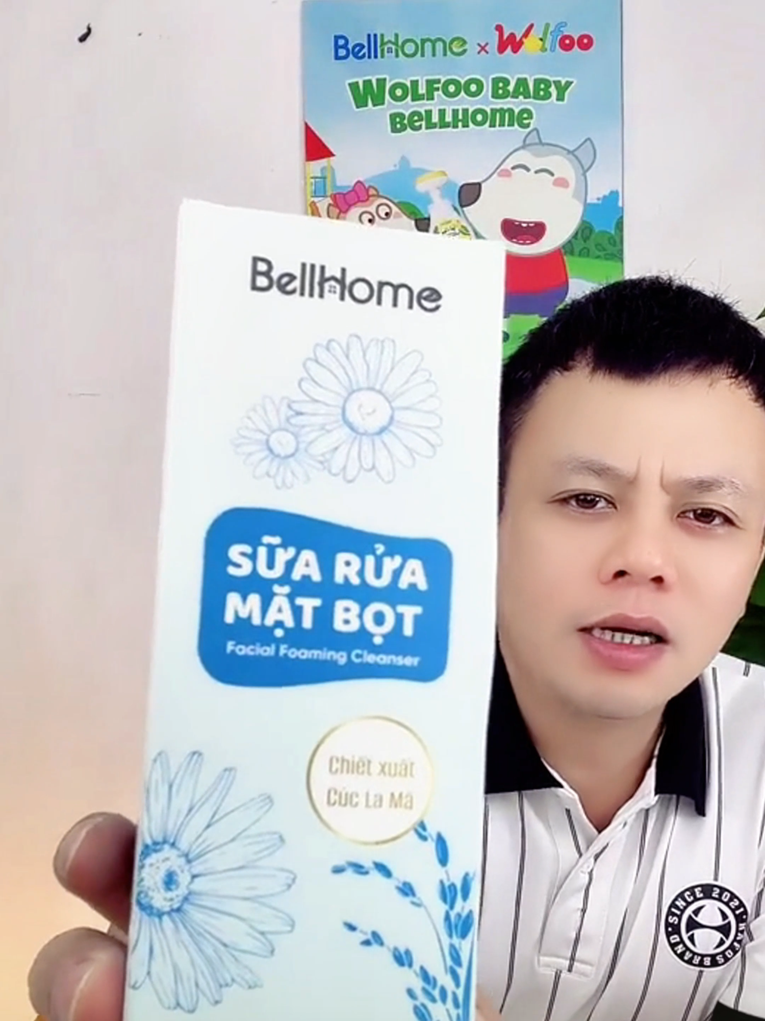 Sữa Rửa Mặt Dạng Bọt Bellhome #mẹbimsua #mẹvabe #chămcon #wolfoo #bellhome