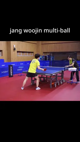 Korea player practice Pingpong #korea #pingpong #tabletennis #pingpongtrickshots #practice #jangwoojin 