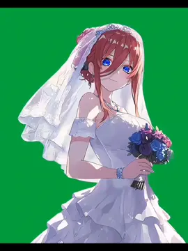 nih ya @slowly4600, btw sorry telat up, ketiduran tadi 😭🙏  #fyp #gfx #greenscreen #nakanomiku #gotoubun_no_hanayome 