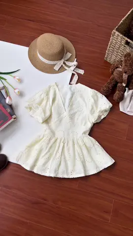 Bản thô boil thoáng mát, bản thô cotton thì bồng và đứng form nha #áo #aoxinh #aobabydoll #aokieu #aokieuhottrend #outfitideas #xuhuong 