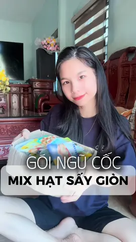 Gói ngũ cốc mix hạt sấy giòn ăn vặt siêu cuốn #ngucocmixhat #hatngucoc #giadinhbongbot #doanvat 