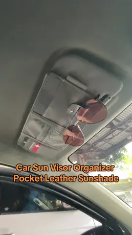 Car Sun Visor Organizer Pocket Leather Sunshade #carsunvisororganizer #carsunvisororganizerpocket #sunvisorcardholder #sunvisorcarorganizer #sunvisor #caraccessories #car 