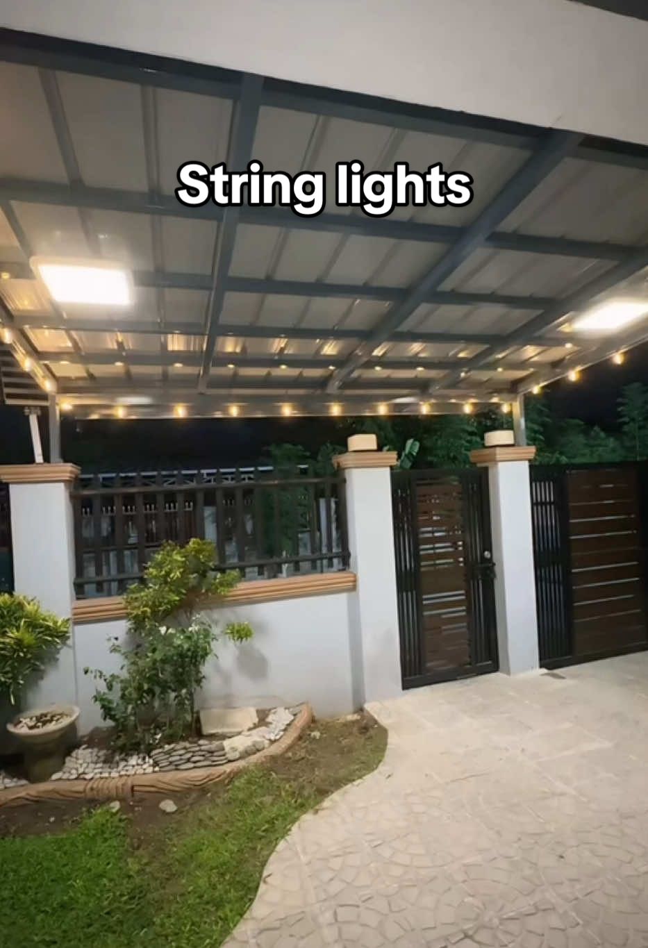 Mas cozy na yung tambayan namin🥹💖 #stringlights #lights #solar #solarstringlights #solarlights 