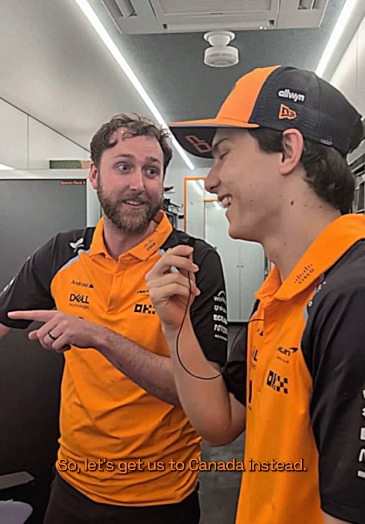 Chatting @Champions League with the team 😅⚽️ #McLaren #M7AReborn #F1 #ChampionsLeague #UCL #UCLfinal 