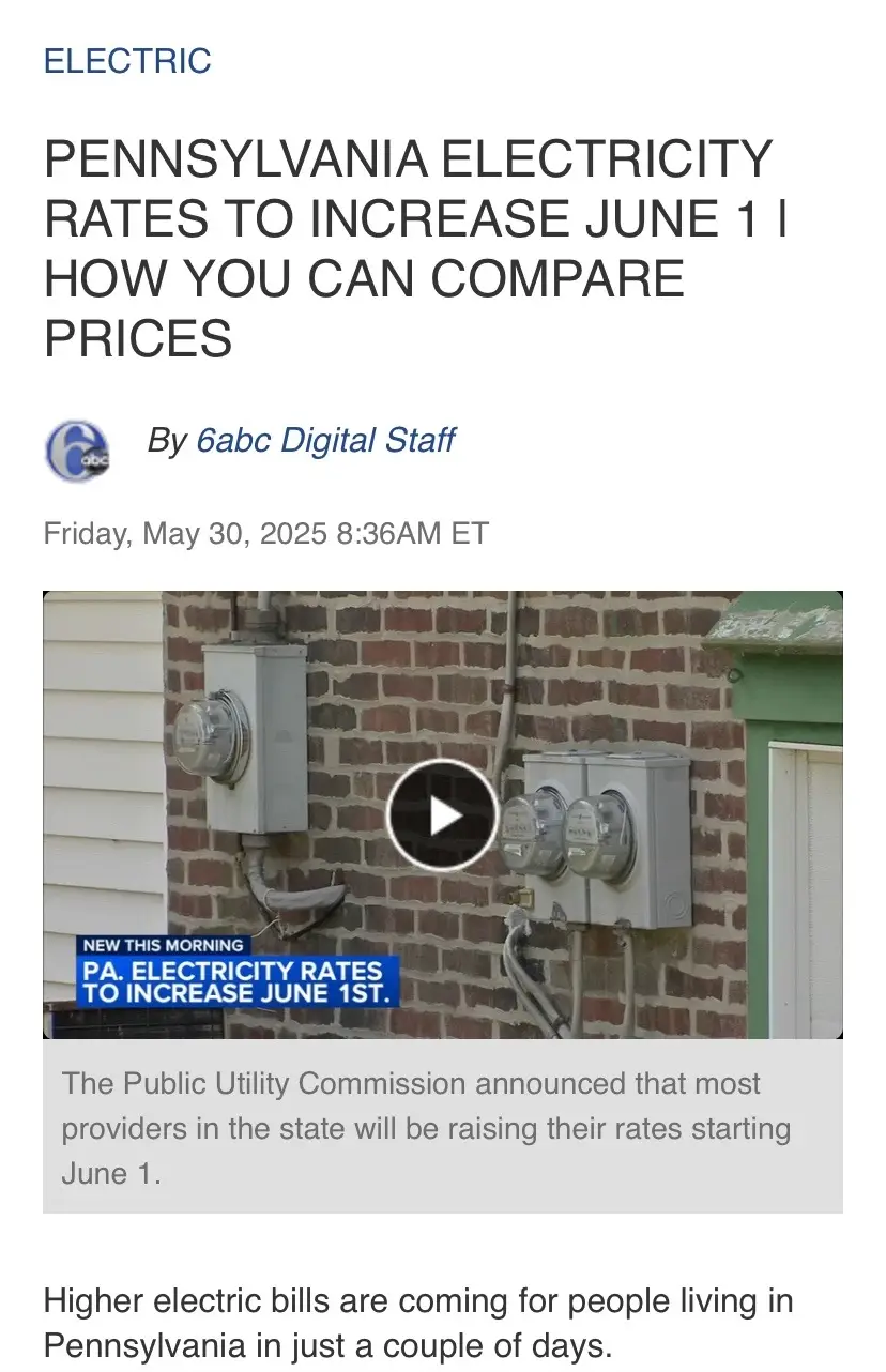 #electric #bill #highbills #pa #usa 