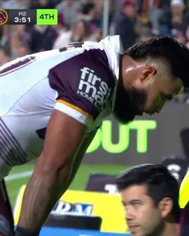 Payne Haas just does not stop 💯 #NRL #NRLManlyBroncos