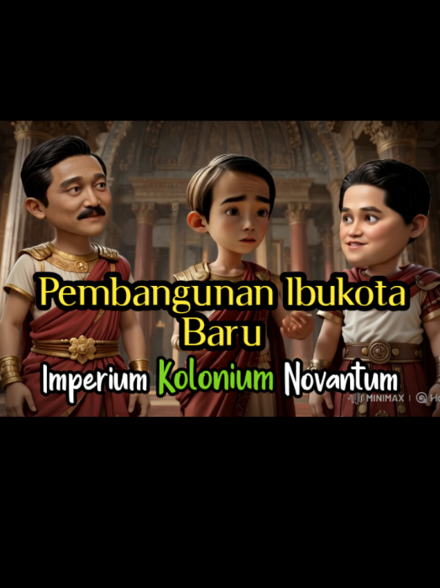 Pembangunan Ibukota Baru. Imperium Kolonium Novantum. #parody #funny #animation #konoha #ikn 