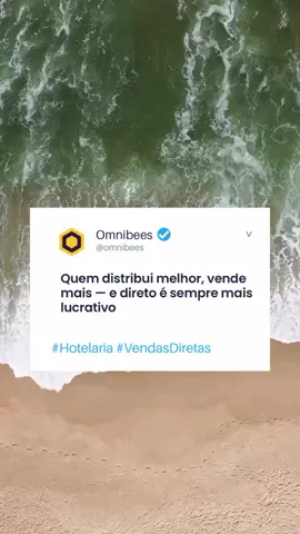 Distribuir com inteligência é abrir caminhos para mais reservas — e vender direto é garantir lucro sem comissão. Na hotelaria moderna, performance vem da estratégia. ⠀ 💡 Está na hora de priorizar seus canais diretos e dominar sua distribuição. ⠀ #Hotelaria #VendasDiretas #DistribuiçãoInteligente #Omnibees #MarketingHoteleiro