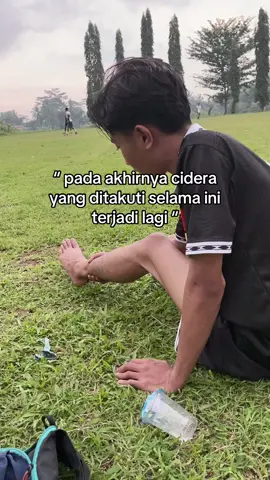 terulang kesekian kalinya😌 #gilabola #cideraangkel #engkel 