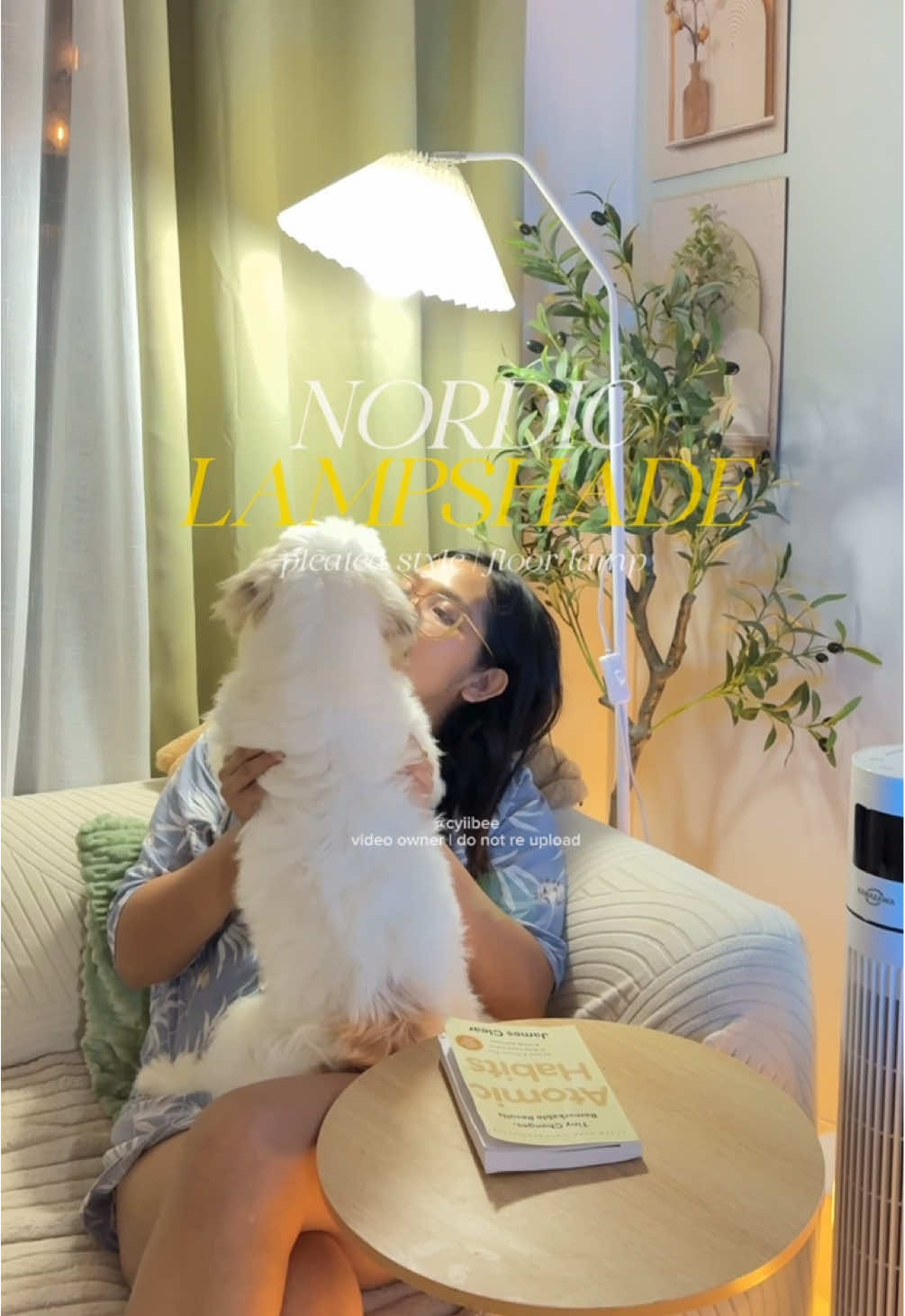Nordic pleated style lampshade 🛋️ sooo ganda 🤍 #lampshade #lamp #floorlamp #nordiclampshade #nordiclamp #floorlampshade #pleatedlampshade #aestheticlampshade #nordiclampshade 