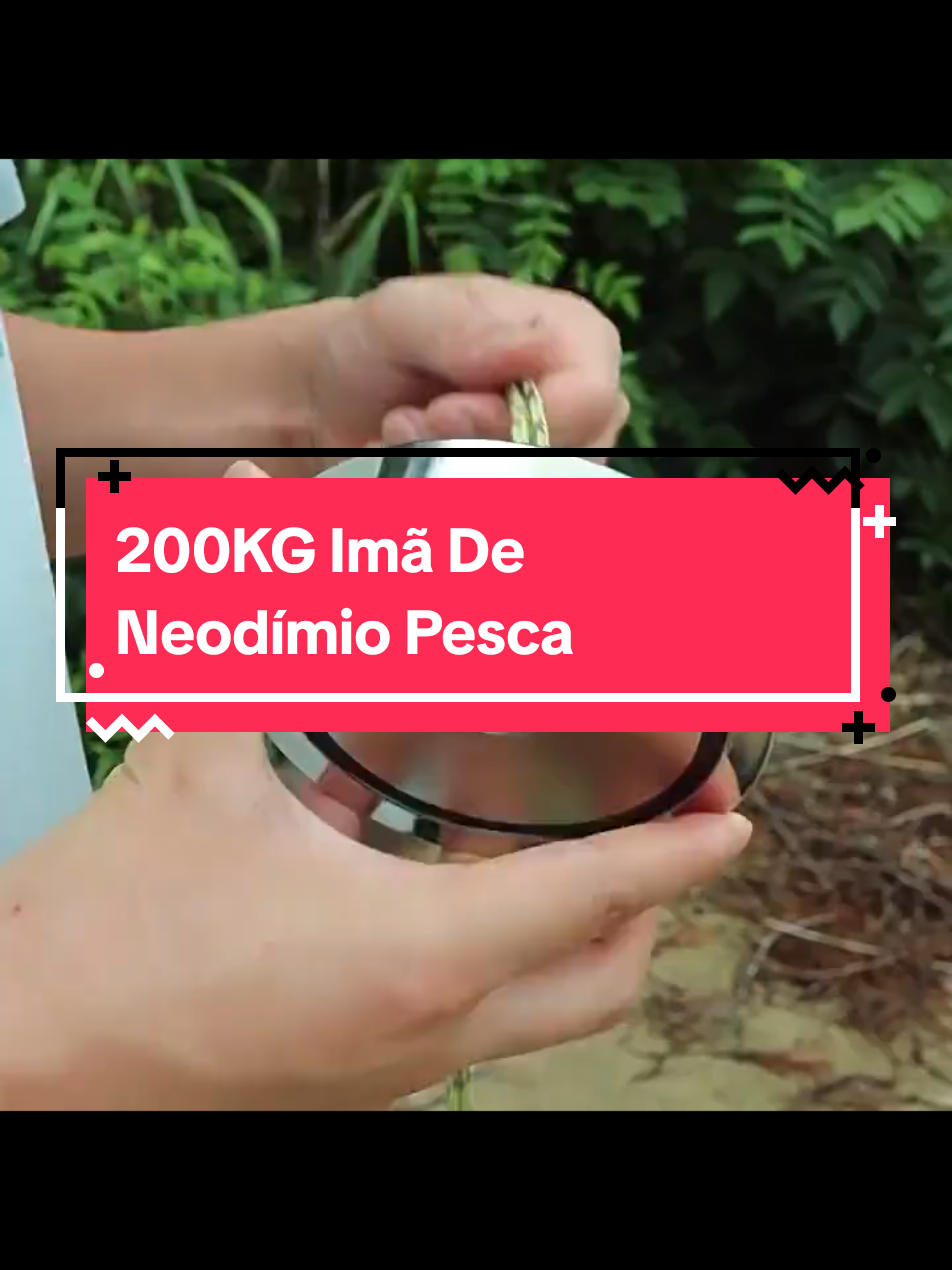 200KG Imã De Neodímio Pesca #tiktokshopchegou #tiktokshopbrasil #TikTokshopChegou #tiktokshop #pescar #pescaria #peixe #peixes 