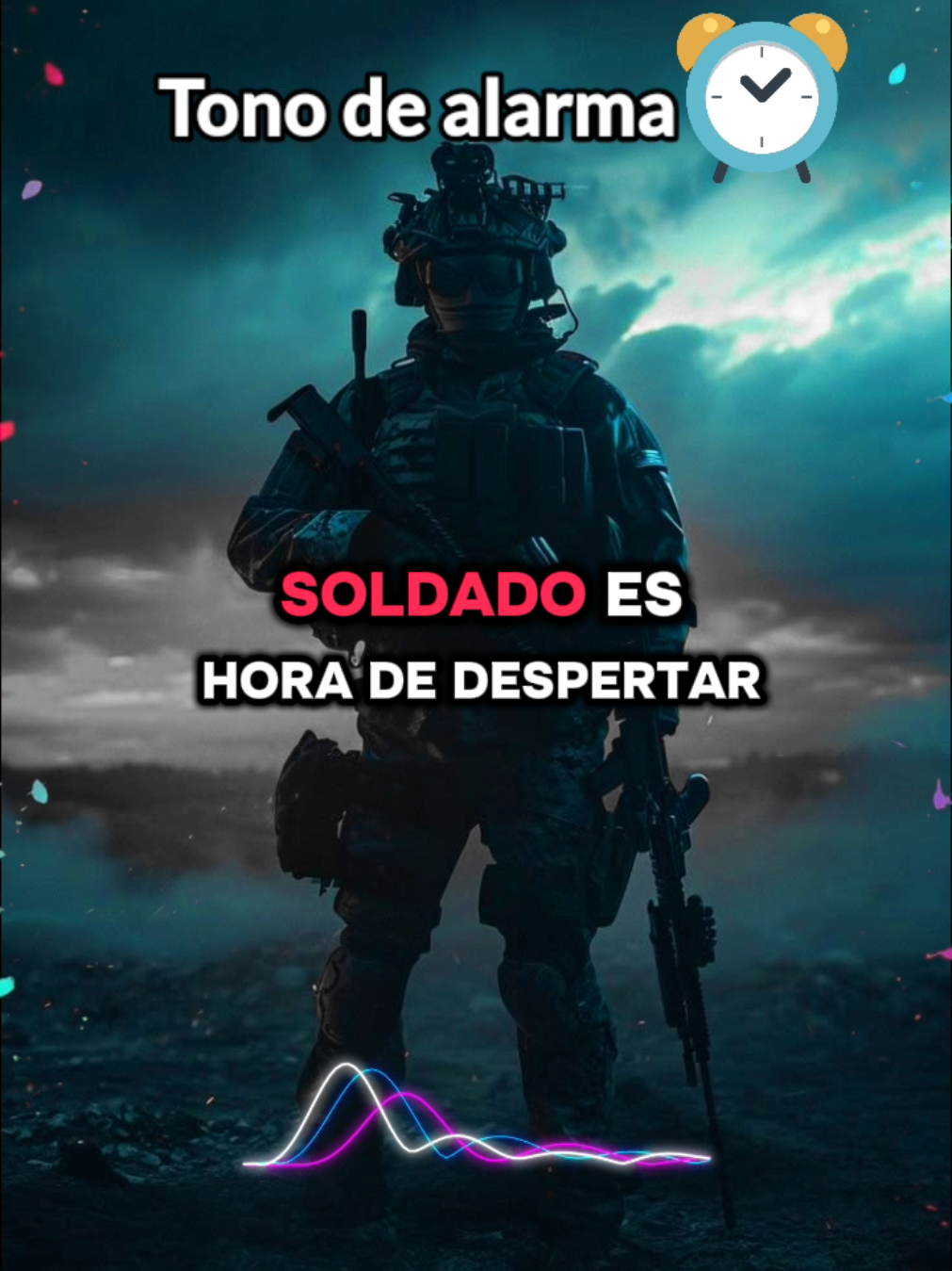 Mi tono de alarma ⏰️ Tono en mi biografía  #whatsappstatus #soldados #alarma #notificaciones #memes 