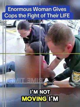 Enormous Woman Gives Cops the Fight of Their LIFE #cops #police 