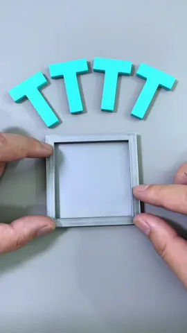 Can you fit four T into the frame?#puzzle #iqtest 