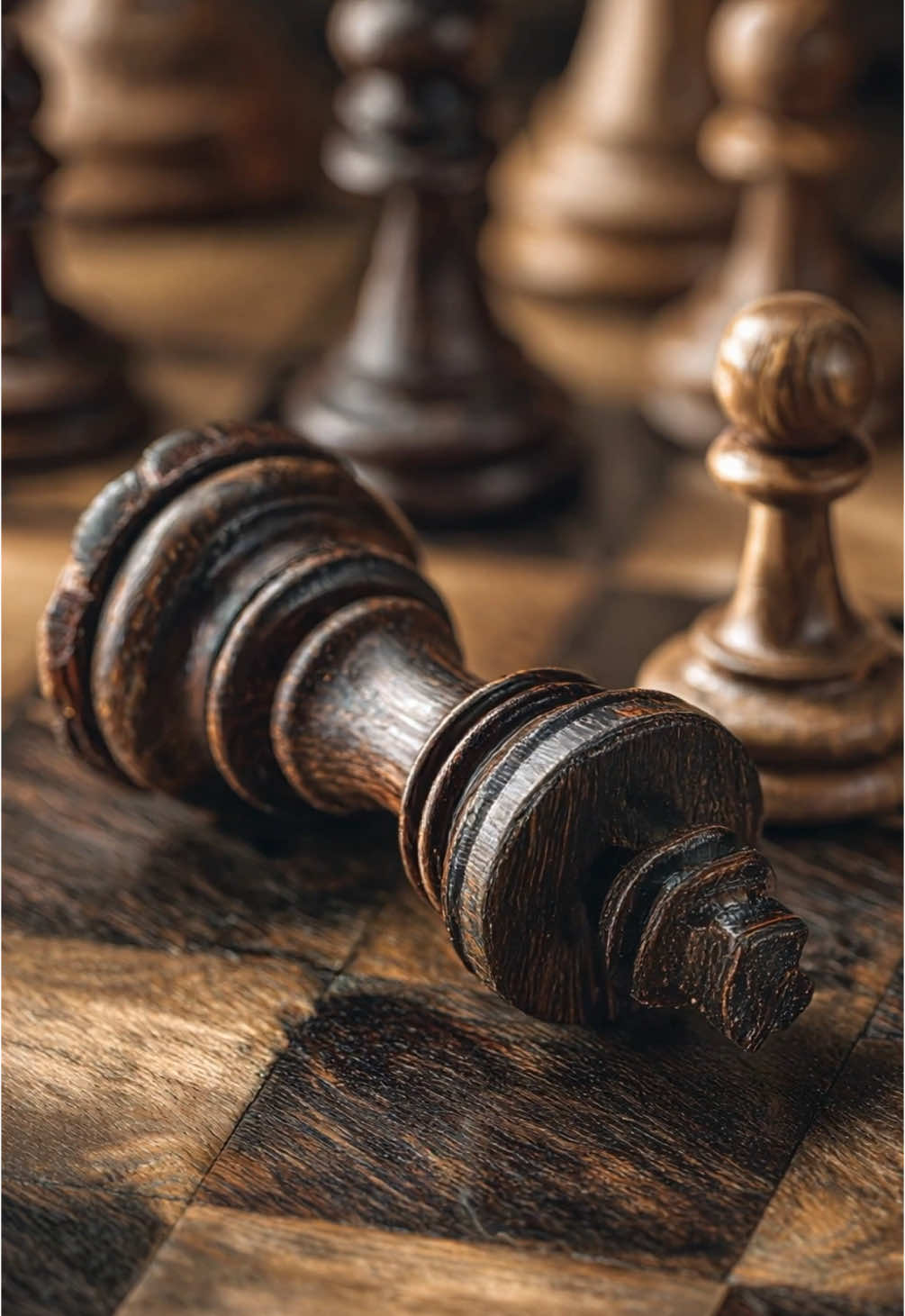Can you see the story the chess board tells? Every piece is waiting for your gaze ♟️ #chess #chessboard #cinematicchess #macro #artofchess #chessmaster #ai #chesslovers♟️ #aiart #aicommunity #midjourney #lumora_ai 