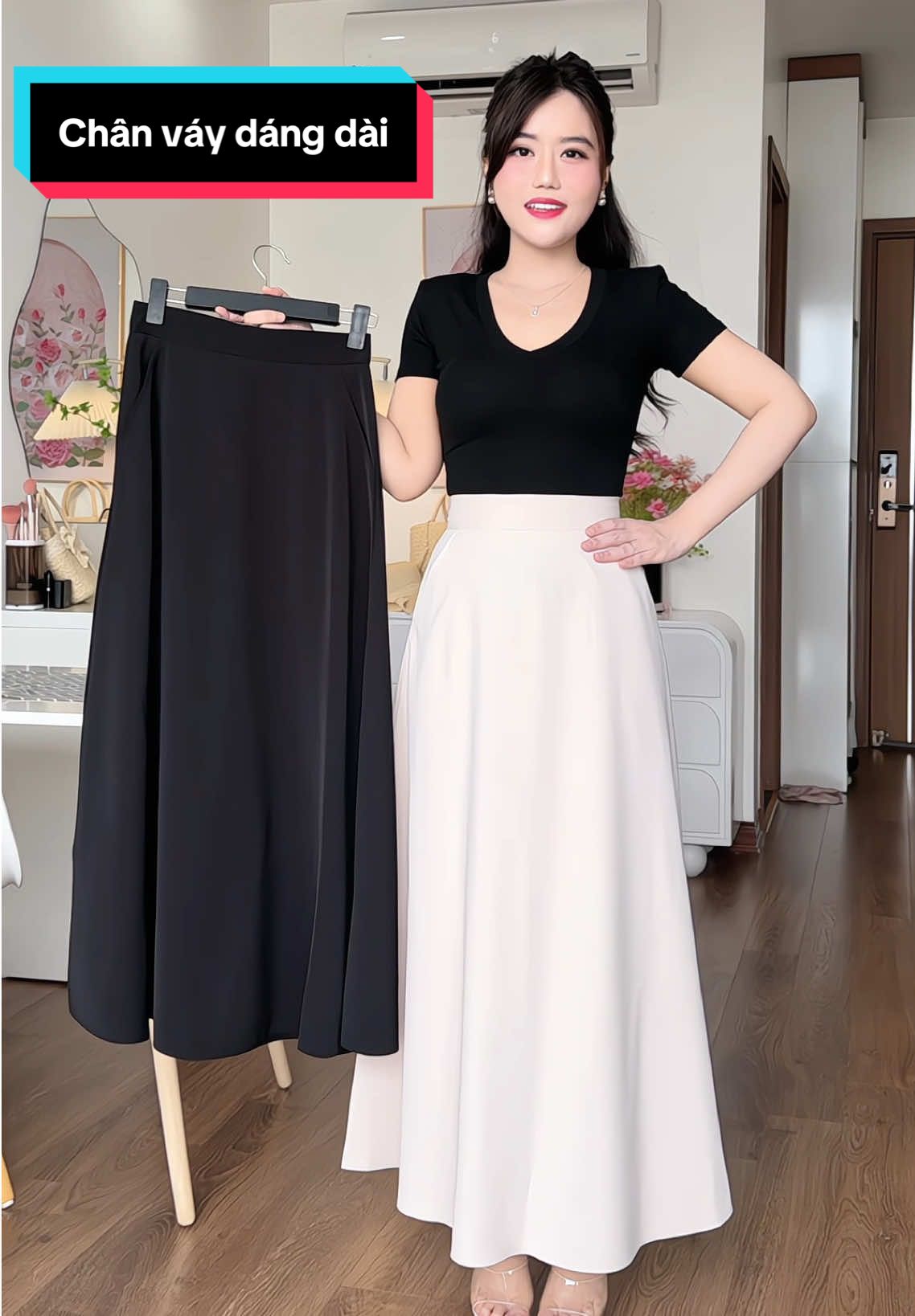 Chân váy dài tôn dáng xinh #chanvay #chanvaydai #chanvaydep  #thoitrang #fashion #fypシ゚ #xuhuong #trend #viral #hienhoidieu #TiktokShopThoiTrend 