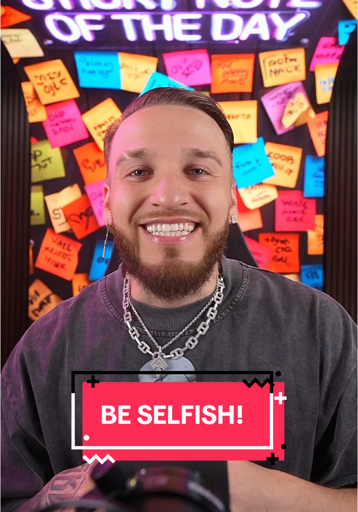 BE SELFISH ‼️ Sticky Note Of The Day 📝 💚 #Fyp 