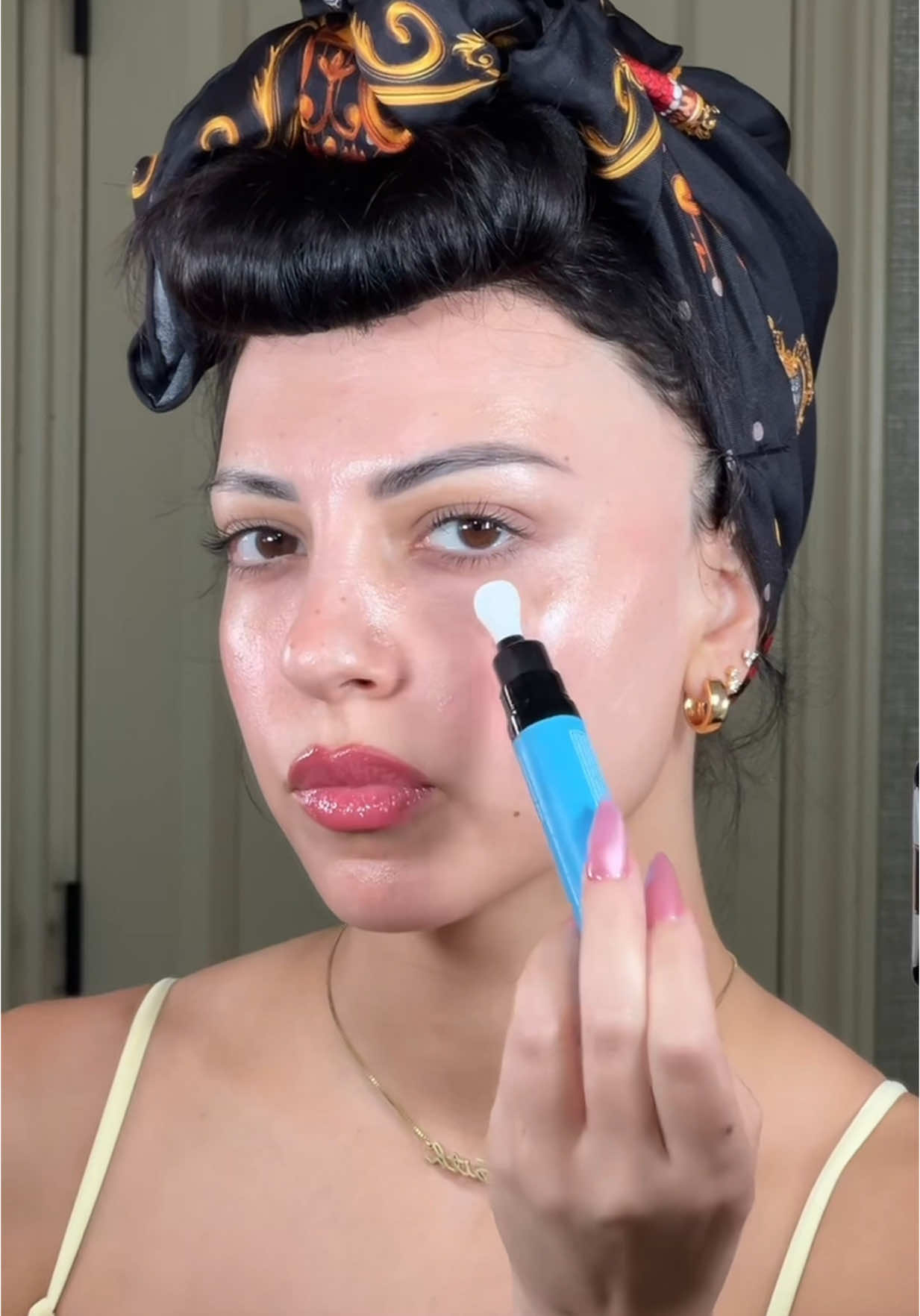 Loving this Aqua Bomb glass skin power house using @belif USA #belifpartner #eyegel #eyecream #belifeyegel #aquabomb #skincare #glassskin 