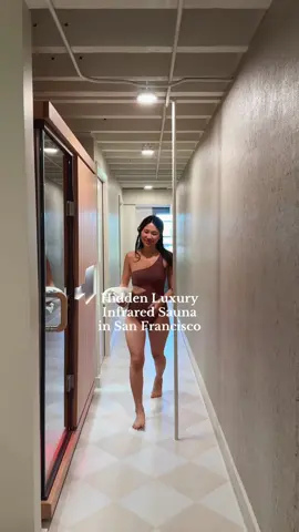 Entering my wellness era 🪵🔥 @MNTSTUDIO has a full-spectrum infrared sauna! The heat helps me sweat, detox, and muscle recovery! It’s been great to help manage my period pain. Sessions are $40 and it’s located into a Pilates studio. They provide lockers, a towel, and you have access to spa like showers with luxe @dyson @Jo Malone London @Native amenities!  📍 2154 Union St, San Francisco, CA 94123 #bayareaspa #sauna #infraredsauna #redlighttherapy #wellness #spa #sanfrancisco #bayarea 
