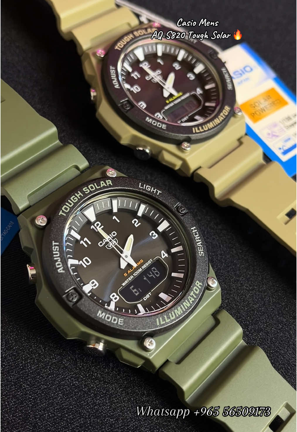 Casio AQ-S820W Tough Solar ✅ 23 KD Only #casio #watch #time