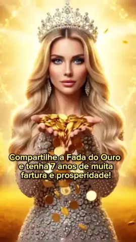 A Fada do Ouro veio te trazer Fartura e prosperidade! ✨️✨️ #prosperidade #fartura #leidaatração #ouro 