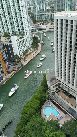 I love yacht watching on a Saturday in miami 😍 #miamilife 