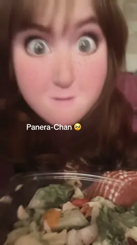 Only doing food reviews with this filter from now on #fyp #panera #delicioussalad #bobafilter #panerabread @Panera Bread #ilovefood #filter #satire #comedian #dontbemean 