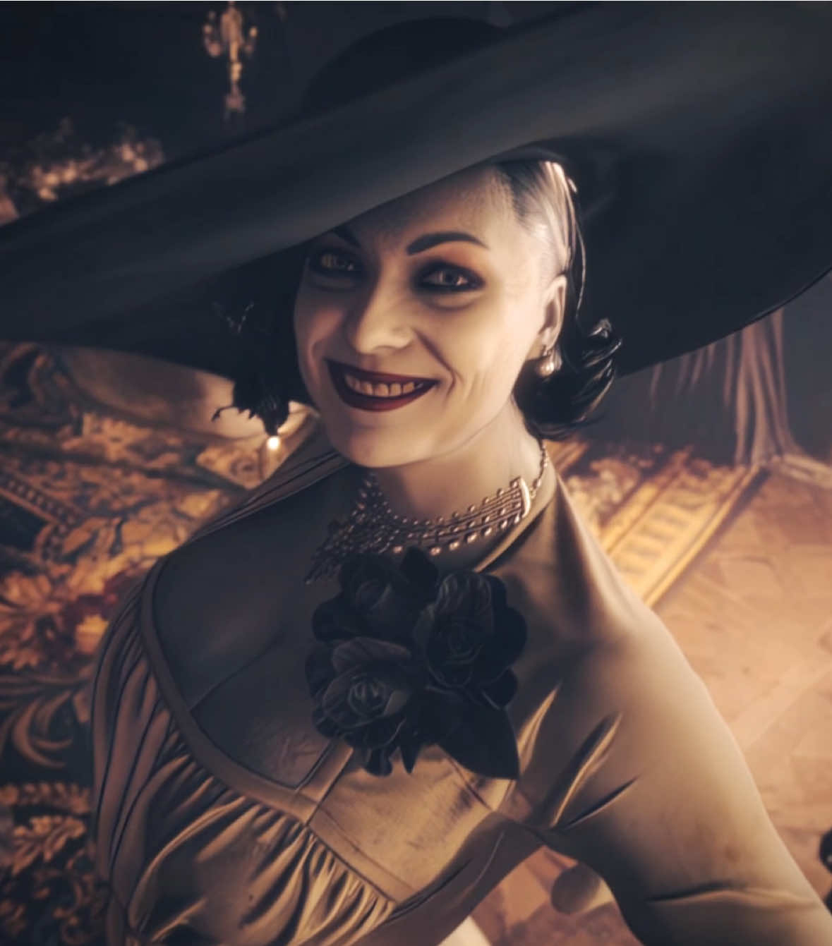 respectfully throw that makeup table on me mother | scp: zechscenes (ig) #ladydimitrescu #ladydimitrescuedit #residentevil8 #residentevilvillage #residentevil #residenteviledit #edit 