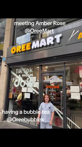 @Oreebubbles @Oree Mart  today I met Amber Rose in #croydonlondon #southcroydon #oreemart #oreebubbles #bubbletea #bubbles #tik_tok #newbusiness #amberrose #theapprentice #2025 #sunnyday 