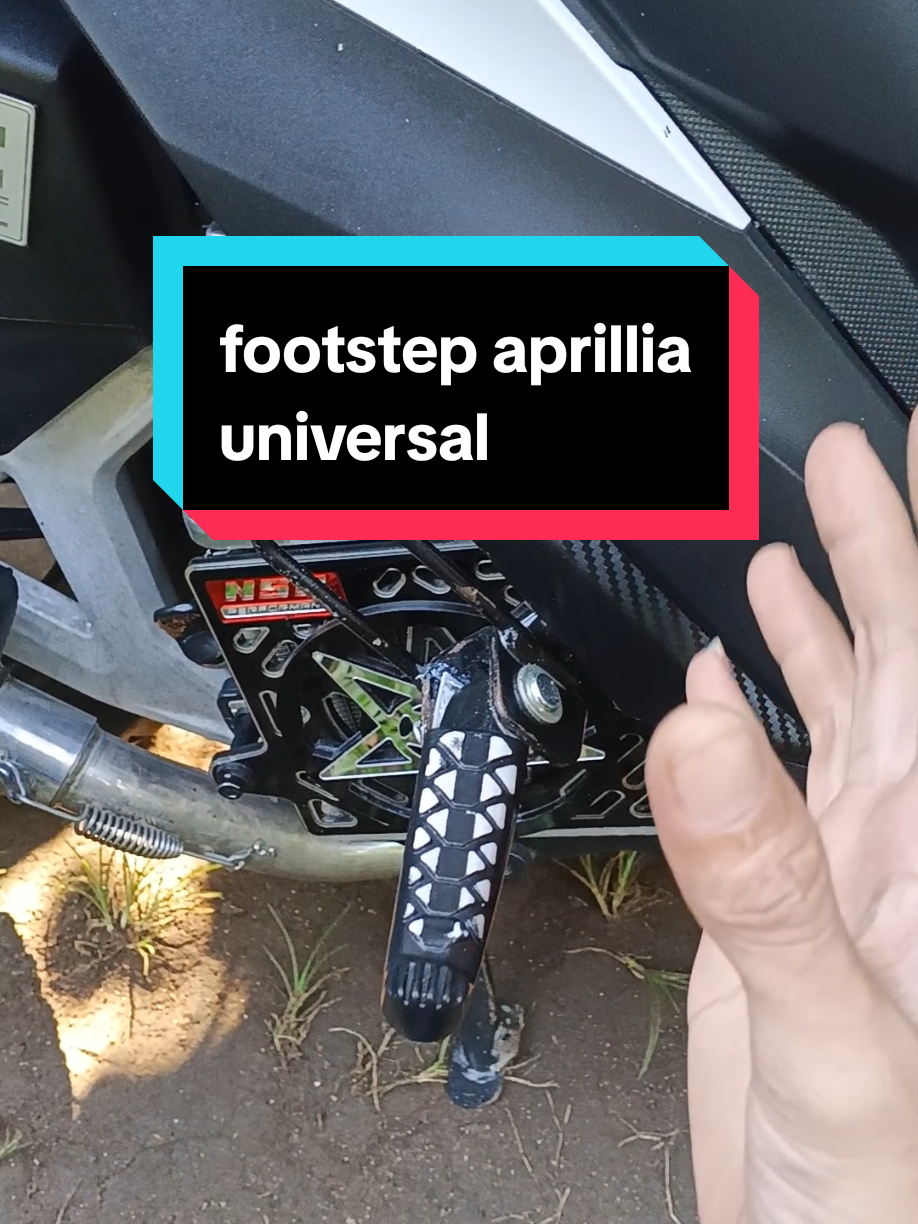 rekomendasi footstep aprillia universal #footstep #footsteps #footstepvario #footstepaprilia #aksesorismotor 
