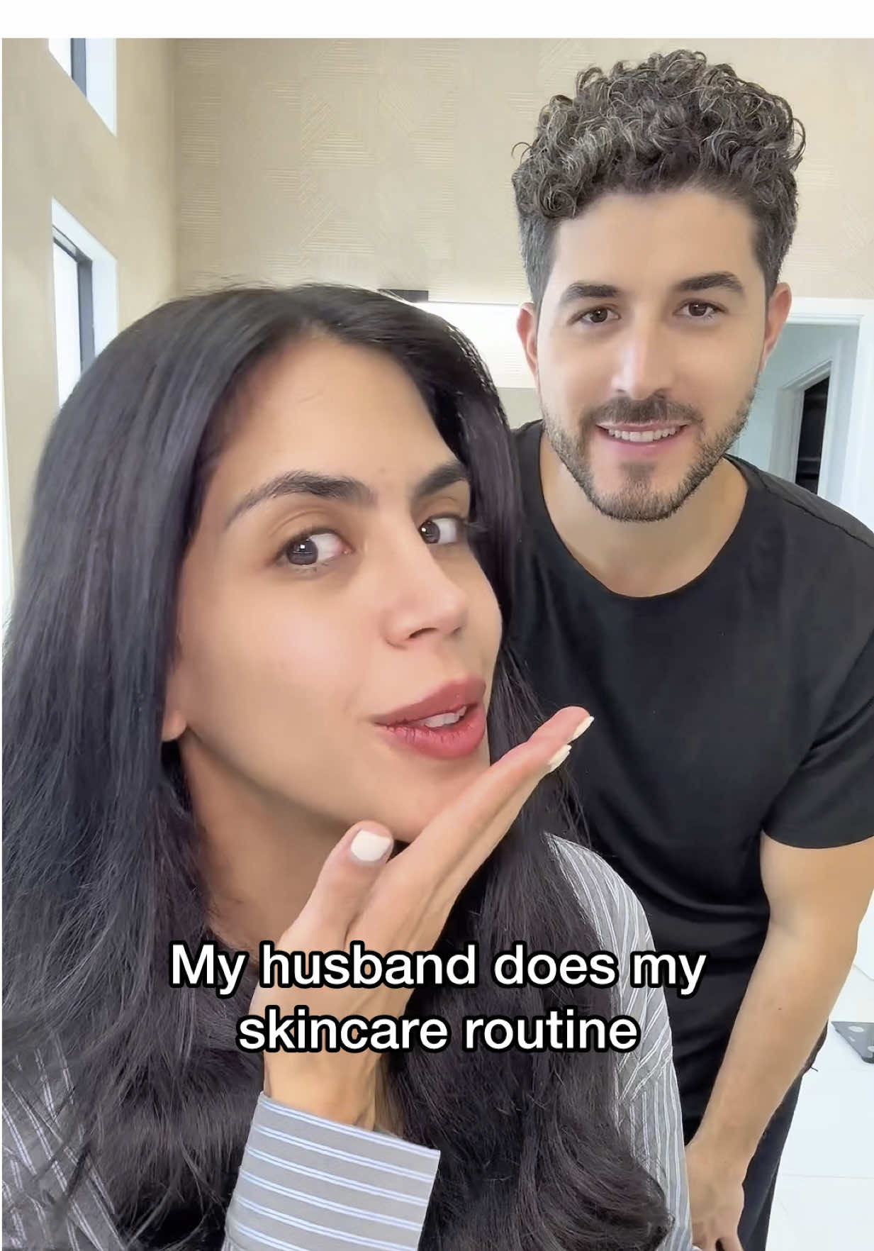 Sebas did my entire @DIME Beauty routine… and honestly crushed it 👏 Their products are so hydrating and gentle, even he couldn’t mess it up 😅 Head to link in bio and use code TWOTRENDS31 for 31% off your first purchase! #DIMEPartner