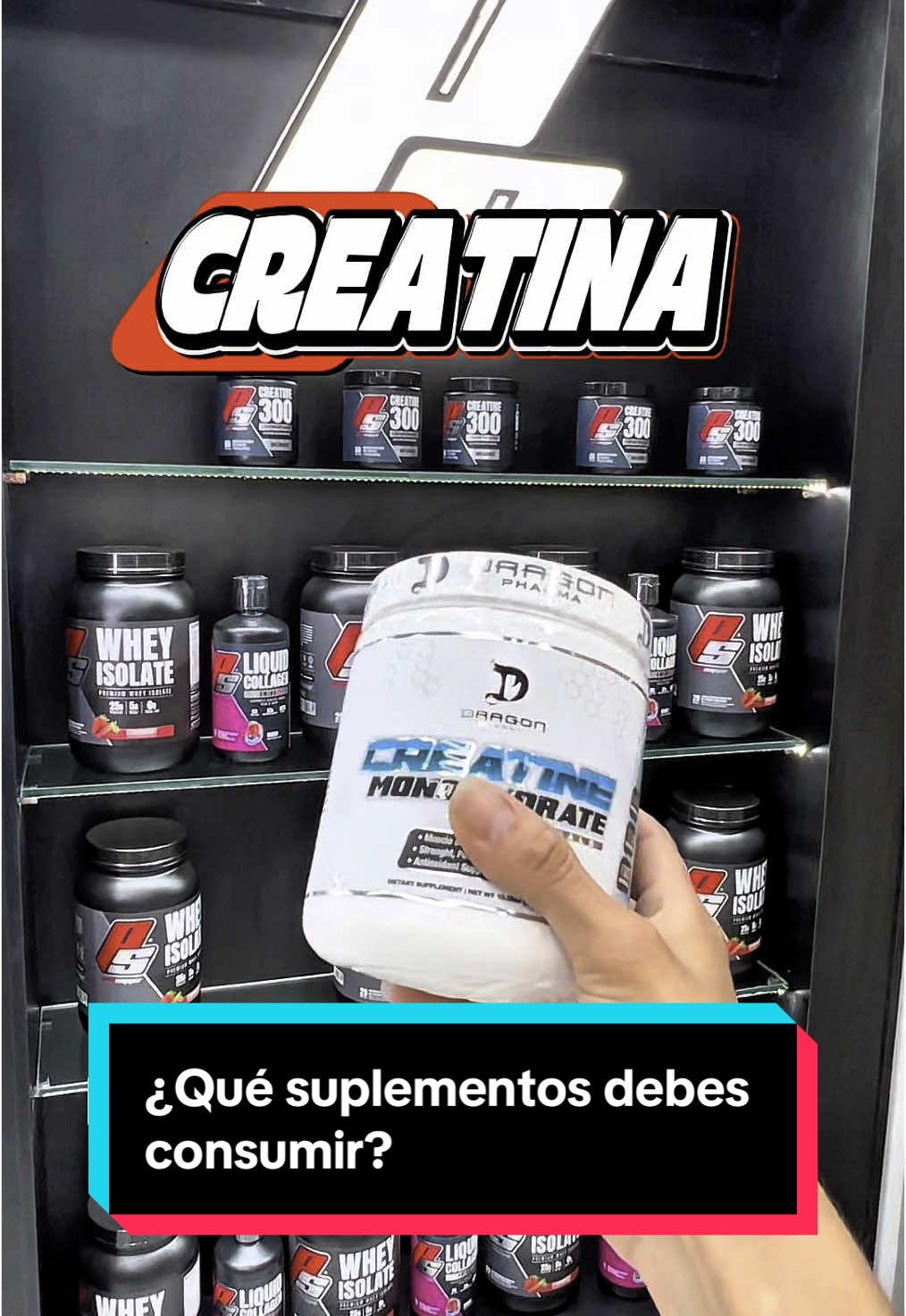 💪🏼🔥 Aprende en menos de 15 segundos sobre que suplementos consumir #suplementos #principante #gym 