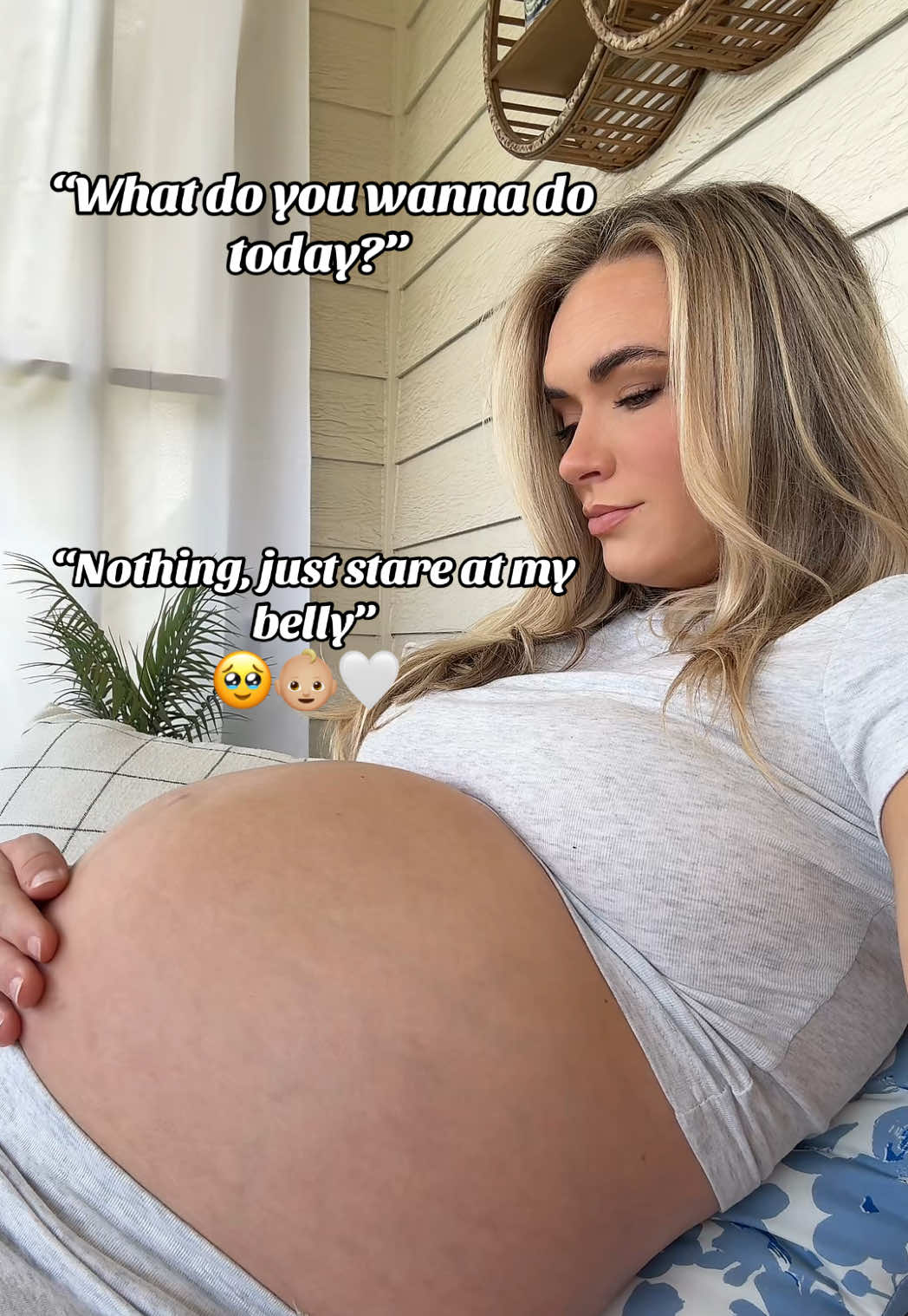 6 more weeks 🥹👶🏼🤍 #pregnancy #thirdtrimester #maternity #momtok 