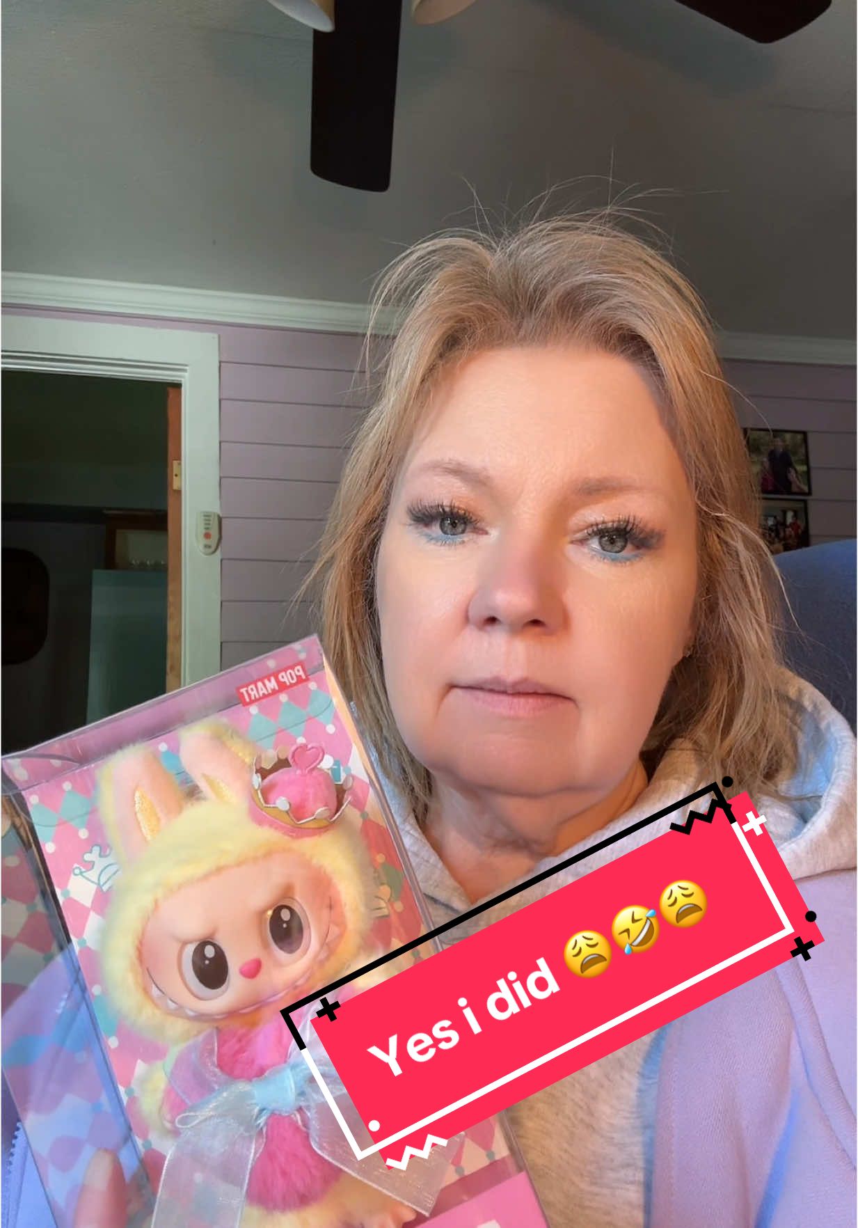 I said I wasn’t doing it…. Yet here I am with a labubu #labubuthemonsters #labubu #monsters @POP MART US #popmart #popmartunboxing #fyp #foryou #foryoupage ##labubus