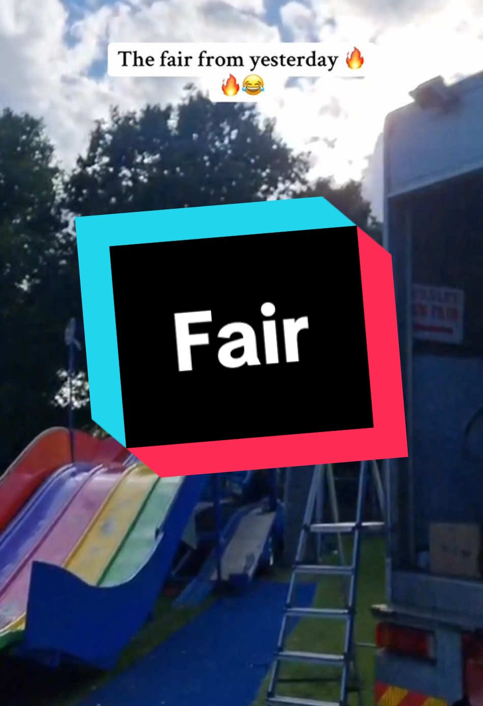 Fair🔥🔥#mccharliejk #funfair #uk #Summer #blowup #blowthisupforme #funnytiktok #vibes 