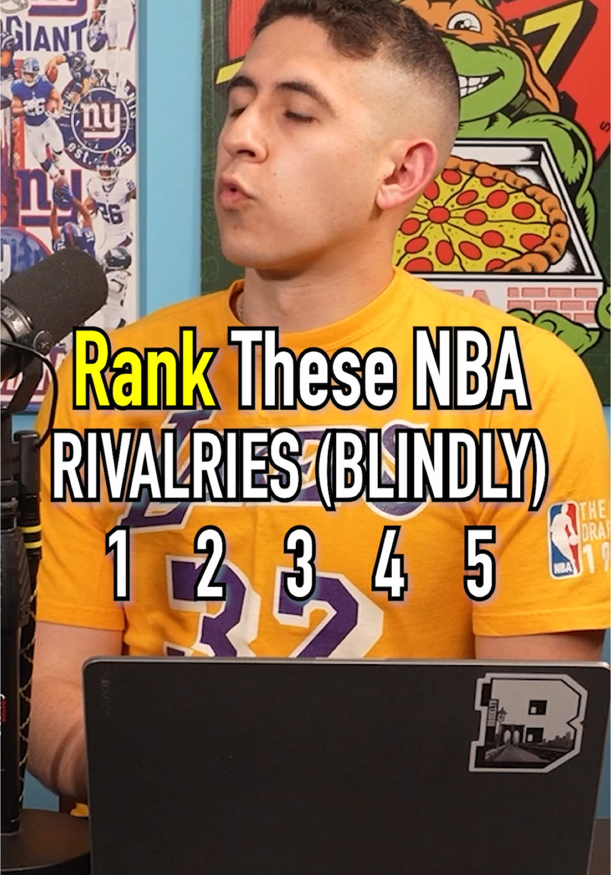 RANK THESE ALL TIME NBA RIVALRIES! Do You Agree With Zach?! #fyp #NBA #basketball #goat #history #ranking #lineup 