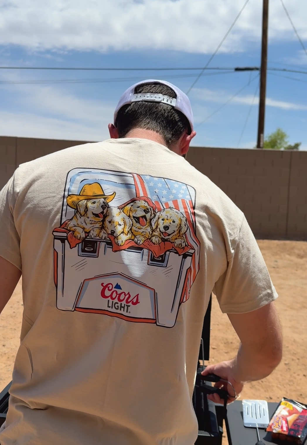 The perfect shirt for the 4th of July! And it’s on sale! #fyp #dog #4thofjuly #trending #goldenretriever #dogshirtsale 