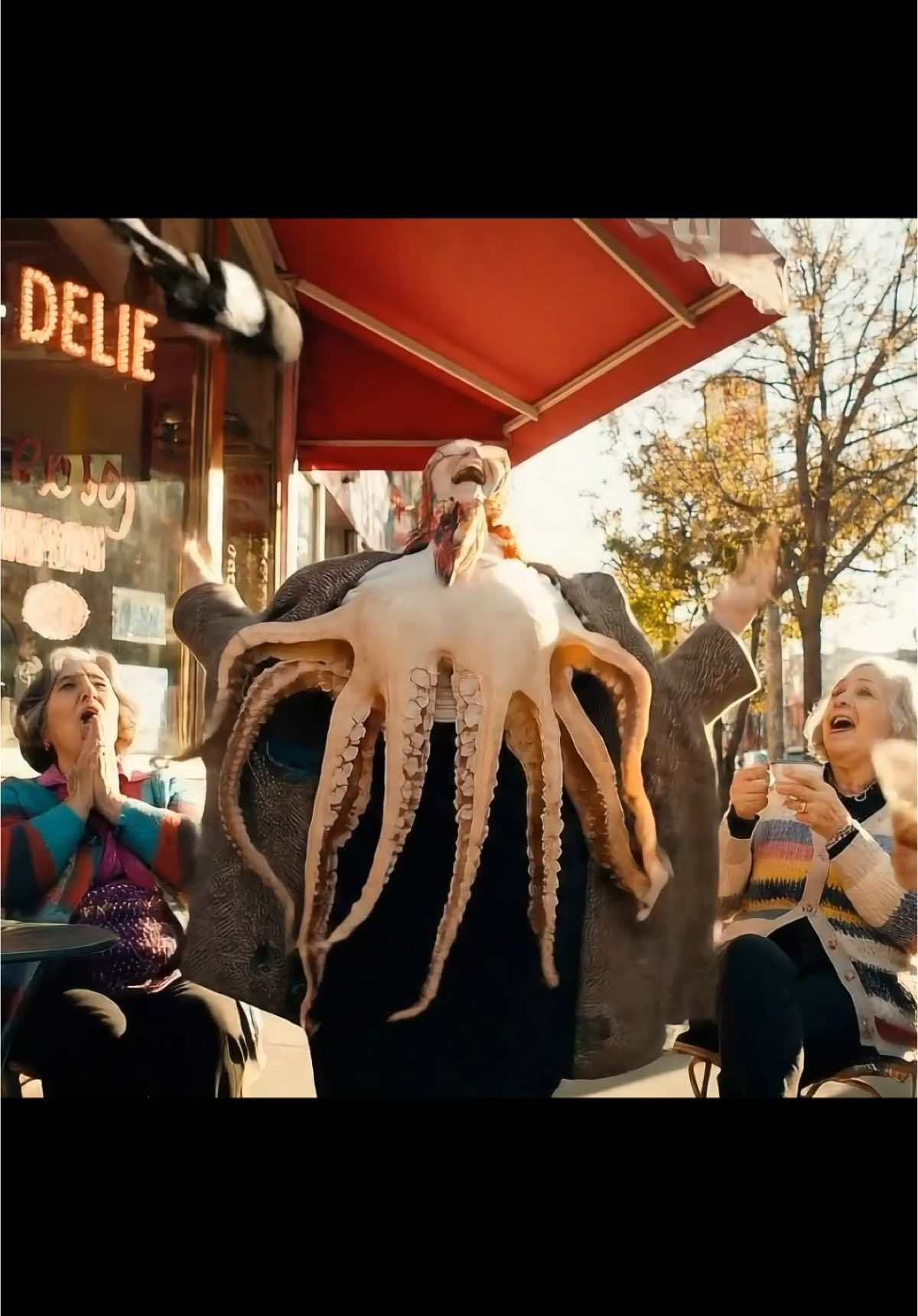 How to relieve knee pain?  Granny-octopus? Said we helped her. Random guy on the street? Same. Precision Care’s got you — human or not. #streetinterview #ai #funny 