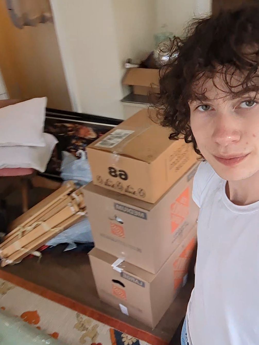if I look busted it because I slept 4 hours and have been moving shit all day