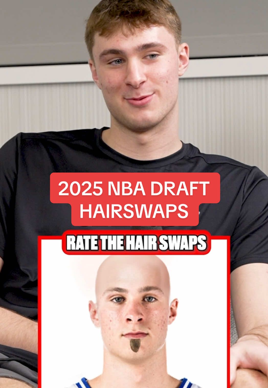 Rating 2025 NBA Draft Prospect hair swaps! #NBA #basketball #sports #nbadraft #cooperflagg 