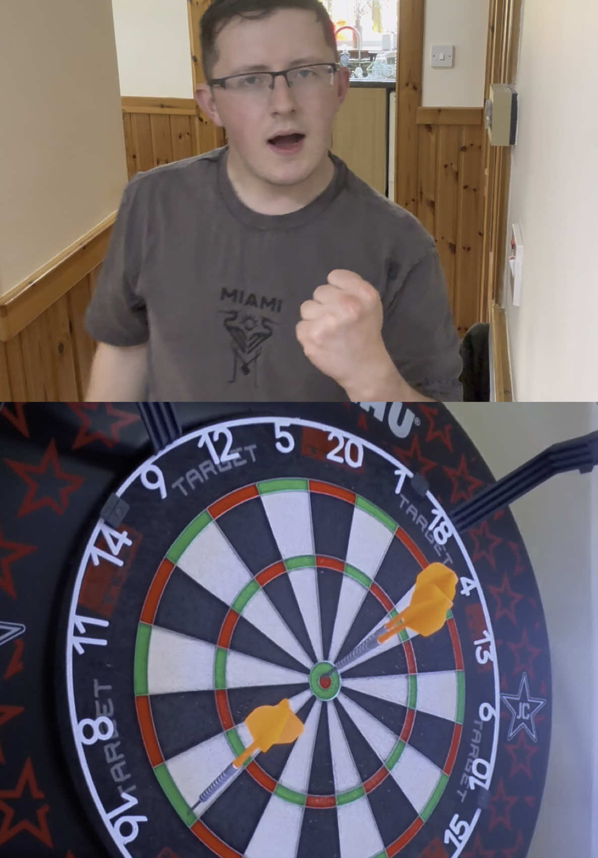 132 Checkout?! 🎯 👀 #darts #9darter 