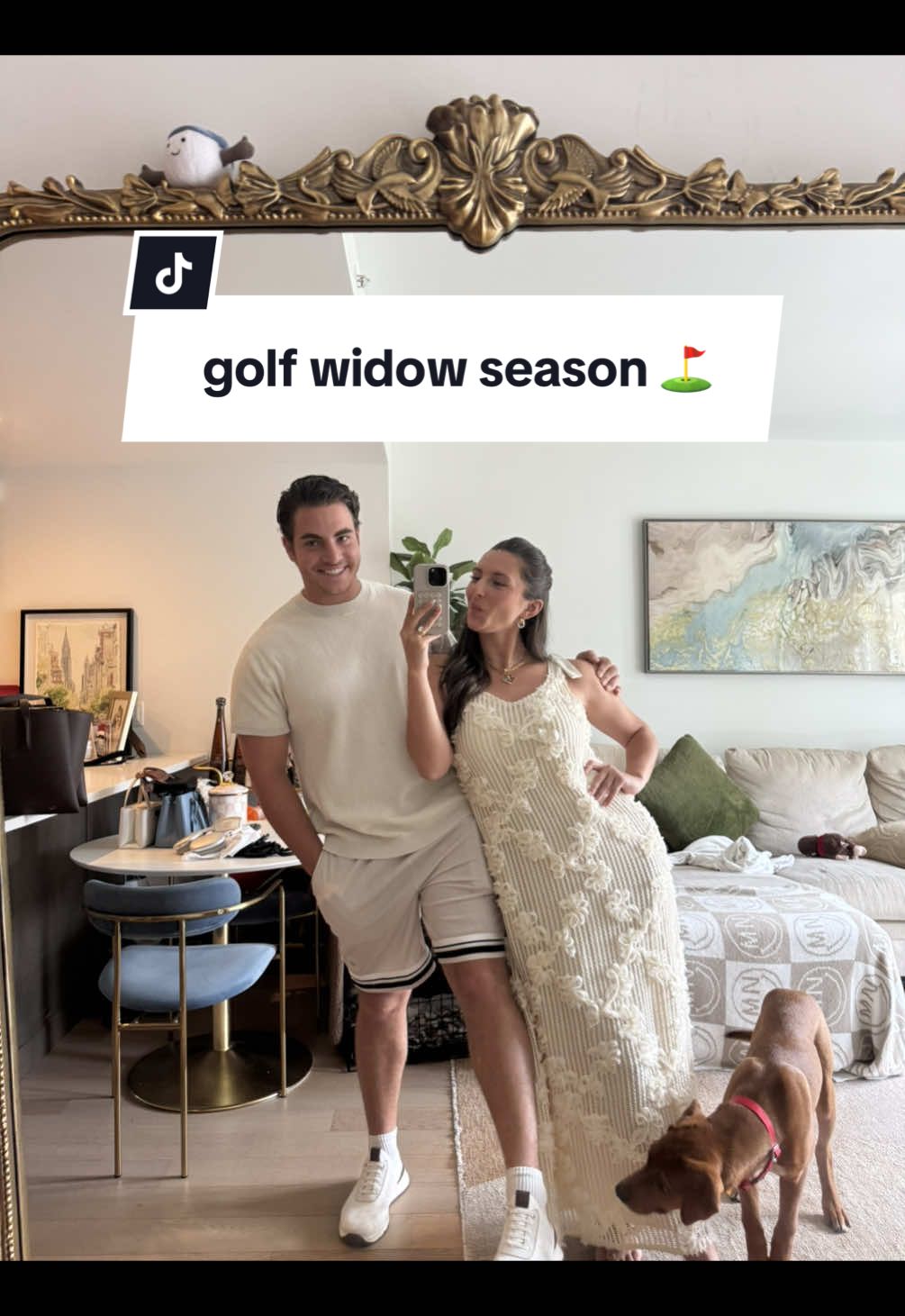 this is a very rare occasion especially in the summer OK ❌⛳️ #golfhusband #couples #humor #golf #golfwidowseason 