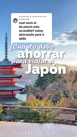 Respuesta a @woodashfl  Te dejo un costo aproximado de un viaje a Japón de 12 días 🇯🇵 Escríbeme o visita el link de mi perfil para organizar tu viaje sin costo 💜✈️ #viajejapon #traveljapan #japan #costos #japanlife #travel 