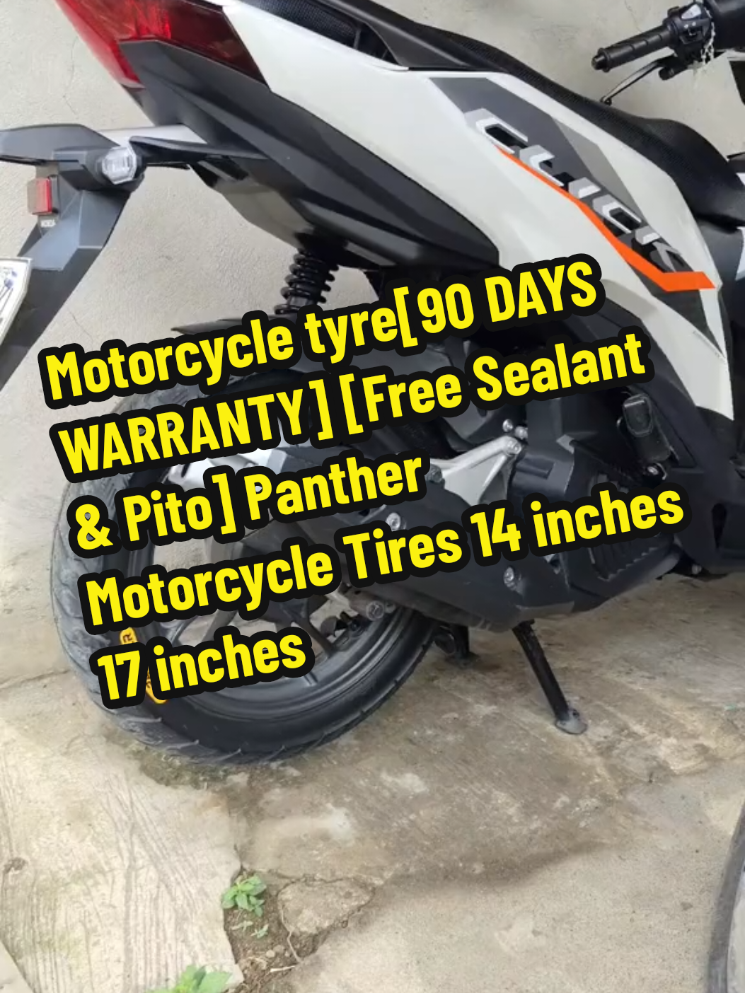 Motorcycle tyre[90 DAYS WARRANTY] [Free Sealant & Pito] Panther Motorcycle Tires 14 inches 17 inches Thai tubeless #panther #tubeless #tire #motorcycle #hondaclick #tiktokviral #foryoupage #fyppppppppppppppppppppppp 
