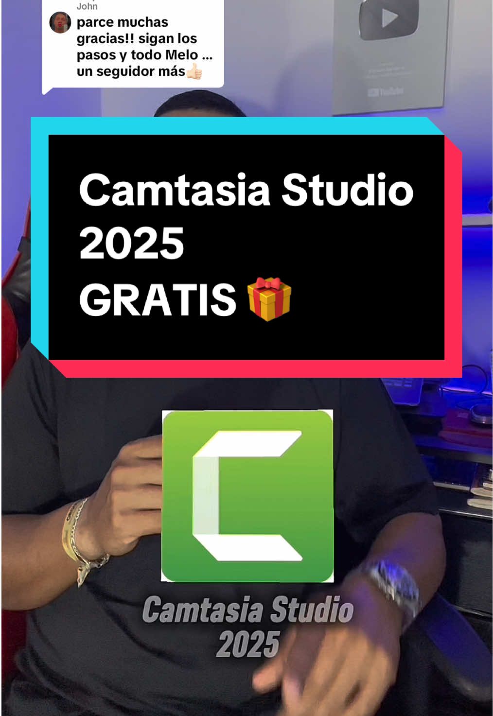 Respuesta a @John 🎁 Camtasia Studio 2025 GRATIS 🥳 #camtasiastudio 