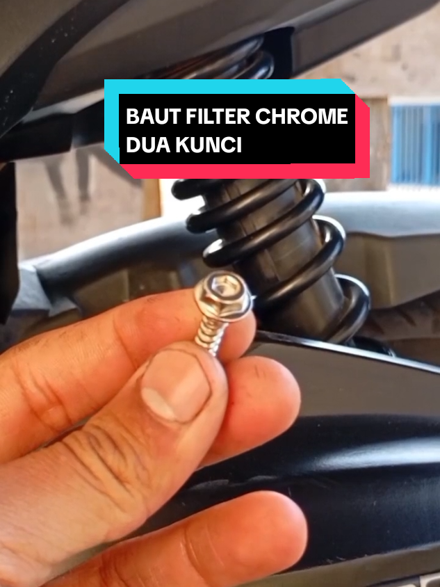 Baut filter dua kunci untuk Honda+Yamaha🔥 #guncang66 #bautfilter #bautprobolt #vario #vario125 #vario150 #pcx150  #mioproper #fyp 