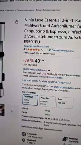 Amazon Preisfehler Heute. Wenn es Kaffeemaschinen für 50€ statt 450€ gibt #Schnäppchen #Preisfehler #Amazon #Heute #Aktuell 