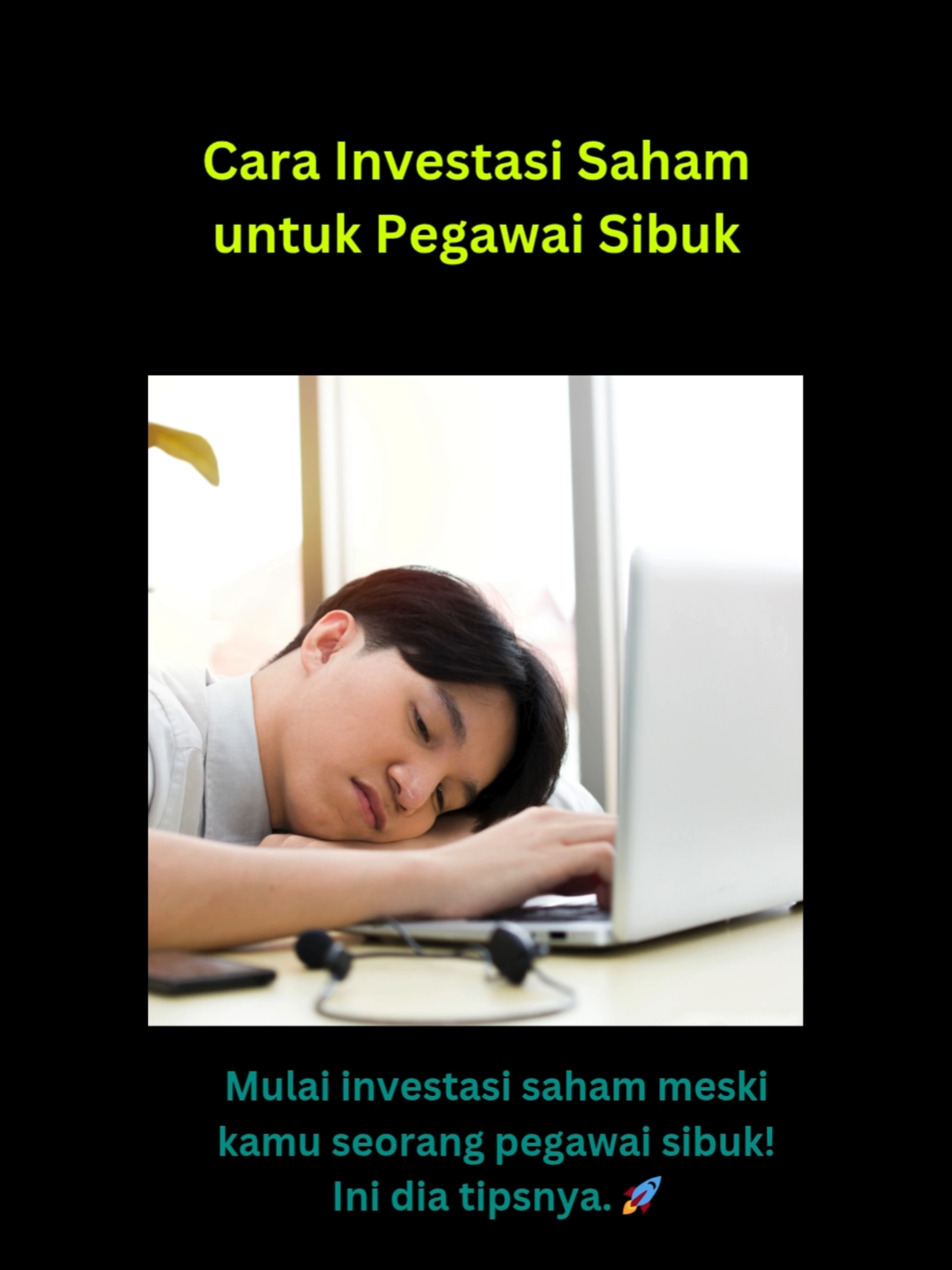 Cara Investasi Saham untuk Pegawai Sibuk, pastikan sudah mempunya tujuan investasi agar ter arah dan gunakan metode khusus bagi kamu yang sibuk tidak bisa mantau seharian, kunjungi sahammantul.com untuk mendapatkan metode trading yang cocok buat pegawai yang sibuk kerja #idx #pasarmodal #investment