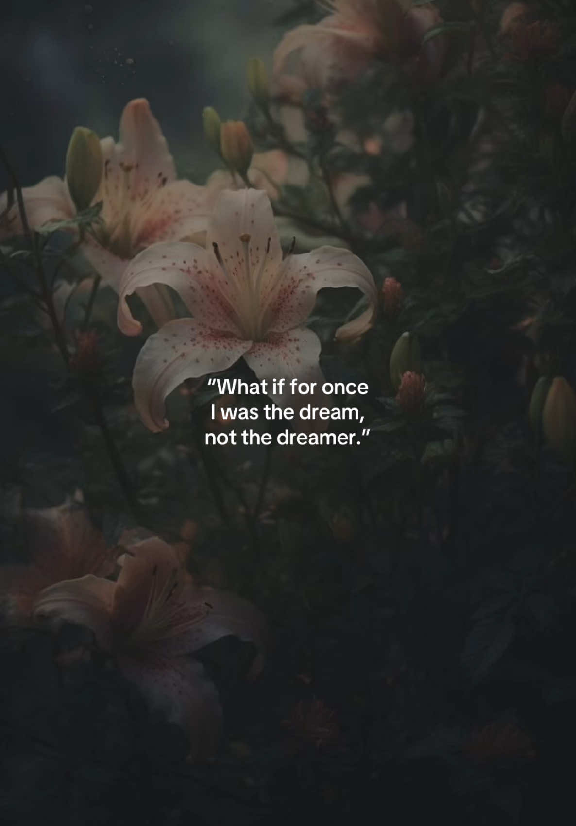 “what if, for once, I was the dream — not the dreamer?” A soft ache hidden in hope. Sometimes, the longing isn’t to be seen — it’s to be imagined. - Image credit: Pinterest 